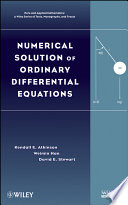 Numerical solution of ordinary differential equations /