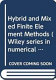 Hybrid and mixed finite element methods /