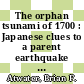 The orphan tsunami of 1700 : Japanese clues to a parent earthquake in North America [E-Book] /