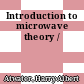 Introduction to microwave theory /