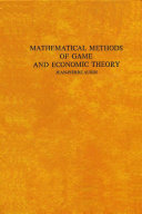 Mathematical methods of game and economic theory /