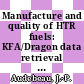 Manufacture and quality of HTR fuels: KFA/Dragon data retrieval programme final status report meeting, 28 - 29 April, 1976 [E-Book]