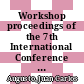 Workshop proceedings of the 7th International Conference on Intelligent Environments [E-Book]/