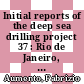 Initial reports of the deep sea drilling project 37 : Rio de Janeiro, Brazil to Dublin, Ireland, May - July 1974 /