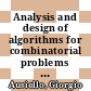 Analysis and design of algorithms for combinatorial problems [E-Book] /