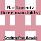 Flat Lorentz three manifolds /