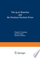 The (p,n) Reaction and the Nucleon-Nucleon Force [E-Book] /