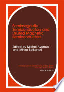 Semimagnetic Semiconductors and Diluted Magnetic Semiconductors [E-Book] /