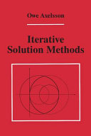 Iterative solution methods /