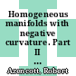 Homogeneous manifolds with negative curvature. Part II [E-Book] /