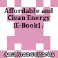 Affordable and Clean Energy [E-Book] /