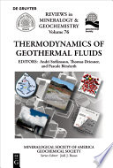 Thermodynamics of geothermal fluids [E-Book] /