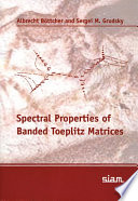 Spectral properties of banded Toeplitz matrices /