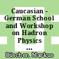 Caucasian - German School and Workshop on Hadron Physics [E-Book] /