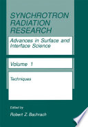 Synchrotron Radiation Research : Advances in Surface and Interface Science Techniques [E-Book] /