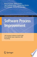 Software Process Improvement : 16th European Conference, EuroSPI 2009, Alcala (Madrid), Spain, September 2-4, 2009. Proceedings [E-Book] /