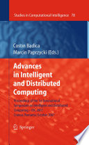 Advances in Intelligent and Distributed Computing [E-Book] /
