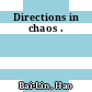 Directions in chaos .