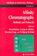 Affinity chromatography : methods and protocols /