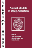 Animal Models of Drug Addiction [E-Book] /
