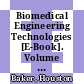 Biomedical Engineering Technologies [E-Book]. Volume 1 /