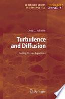 Turbulence and Diffusion [E-Book] : Scaling Versus Equations /