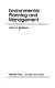 Environmental planning and management /