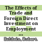 The Effects of Trade and Foreign Direct Investment on Employment and Relative Wages [E-Book] /