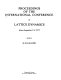 Proceedings of the International Conference on Lattice Dynamics, Paris, September 5-9, 1977 /