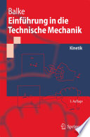 Einführung in die Technische Mechanik [E-Book] : Kinetik /