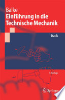 Einführung in die Technische Mechanik [E-Book] : Statik /