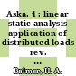 Aska. 1 : linear static analysis application of distributed loads rev. B. /