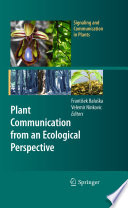 Plant Communication from an Ecological Perspective [E-Book] /