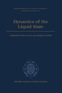 Dynamics of the liquid state.