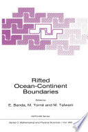 Rifted Ocean-Continent Boundaries [E-Book] /