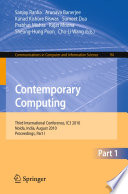 Contemporary Computing [E-Book] : Third International Conference, IC3 2010, Noida, India, August 9-11, 2010. Proceedings, Part I /