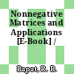 Nonnegative Matrices and Applications [E-Book] /