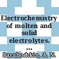 Electrochemistry of molten and solid electrolytes. 4. Thermodynamics and kinetics of electrode processes /