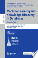 Machine Learning and Knowledge Discovery in Databases: Research Track [E-Book] : European Conference, ECML PKDD 2023, Turin, Italy, September 18-22, 2023, Proceedings, Part III /