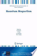Quantum Magnetism [E-Book] /