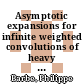 Asymptotic expansions for infinite weighted convolutions of heavy tail distributions and application [E-Book] /