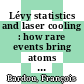 Lévy statistics and laser cooling : how rare events bring atoms to rest [E-Book] /