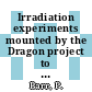 Irradiation experiments mounted by the Dragon project to test HTR fuel under anormal conditions [E-Book]