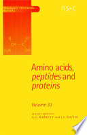 Amino acids, peptides and proteins. Vol. 33 / [E-Book]