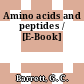 Amino acids and peptides / [E-Book]
