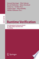 Runtime Verification [E-Book] : First International Conference, RV 2010, St. Julians, Malta, November 1-4, 2010. Proceedings /
