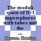 The moduli space of N=1 superspheres with tubes and the sewing operation [E-Book] /