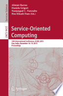 Service-Oriented Computing [E-Book] : 13th International Conference, ICSOC 2015, Goa, India, November 16-19, 2015, Proceedings /