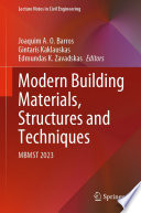 Modern Building Materials, Structures and Techniques [E-Book] : MBMST 2023 /
