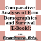 Comparative Analysis of Firm Demographics and Survival [E-Book]: Micro-Level Evidence for the OECD Countries /